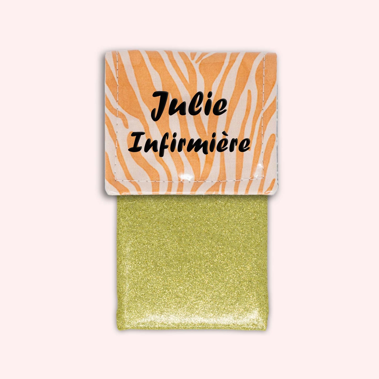 Pochette aimantée Zèbre Sable