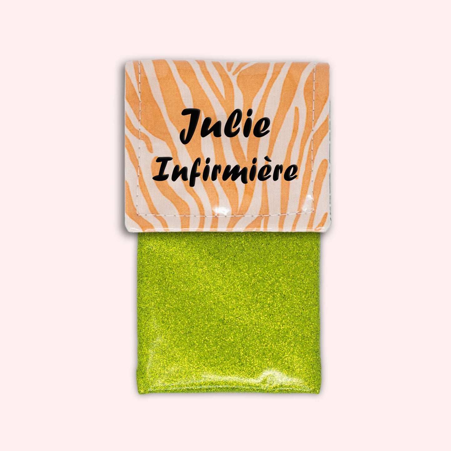 Pochette aimantée Zèbre Sable