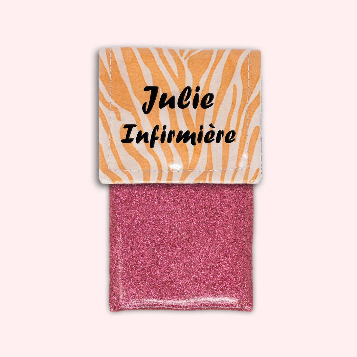 Pochette aimantée Zèbre Sable