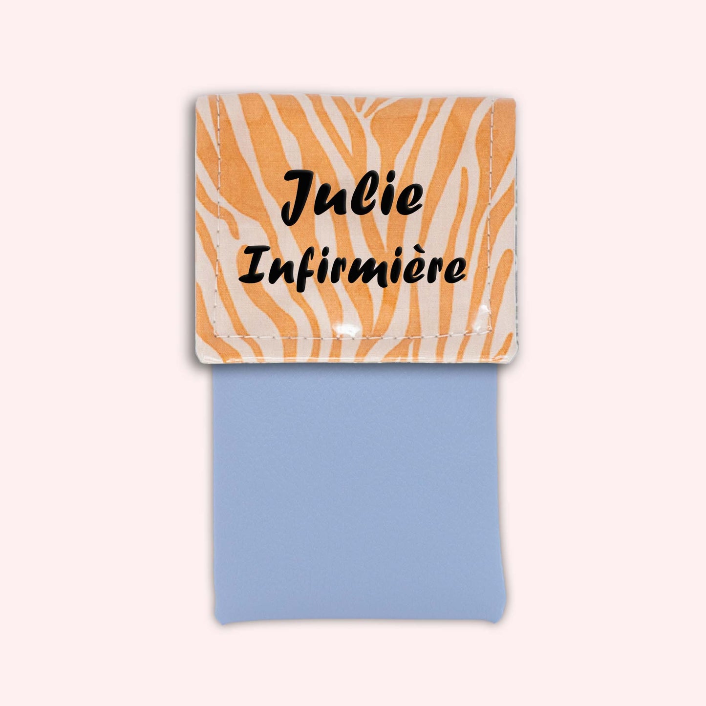 Pochette aimantée Zèbre Sable