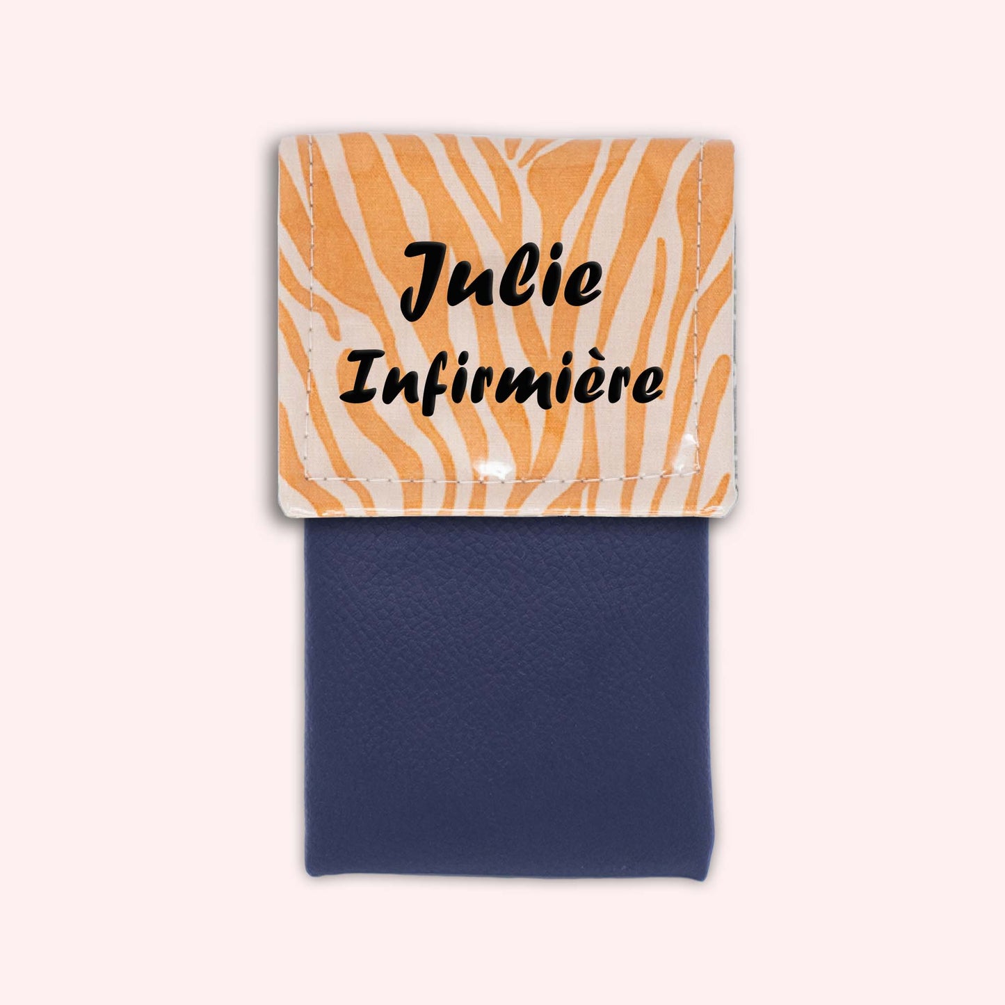 Pochette aimantée Zèbre Sable