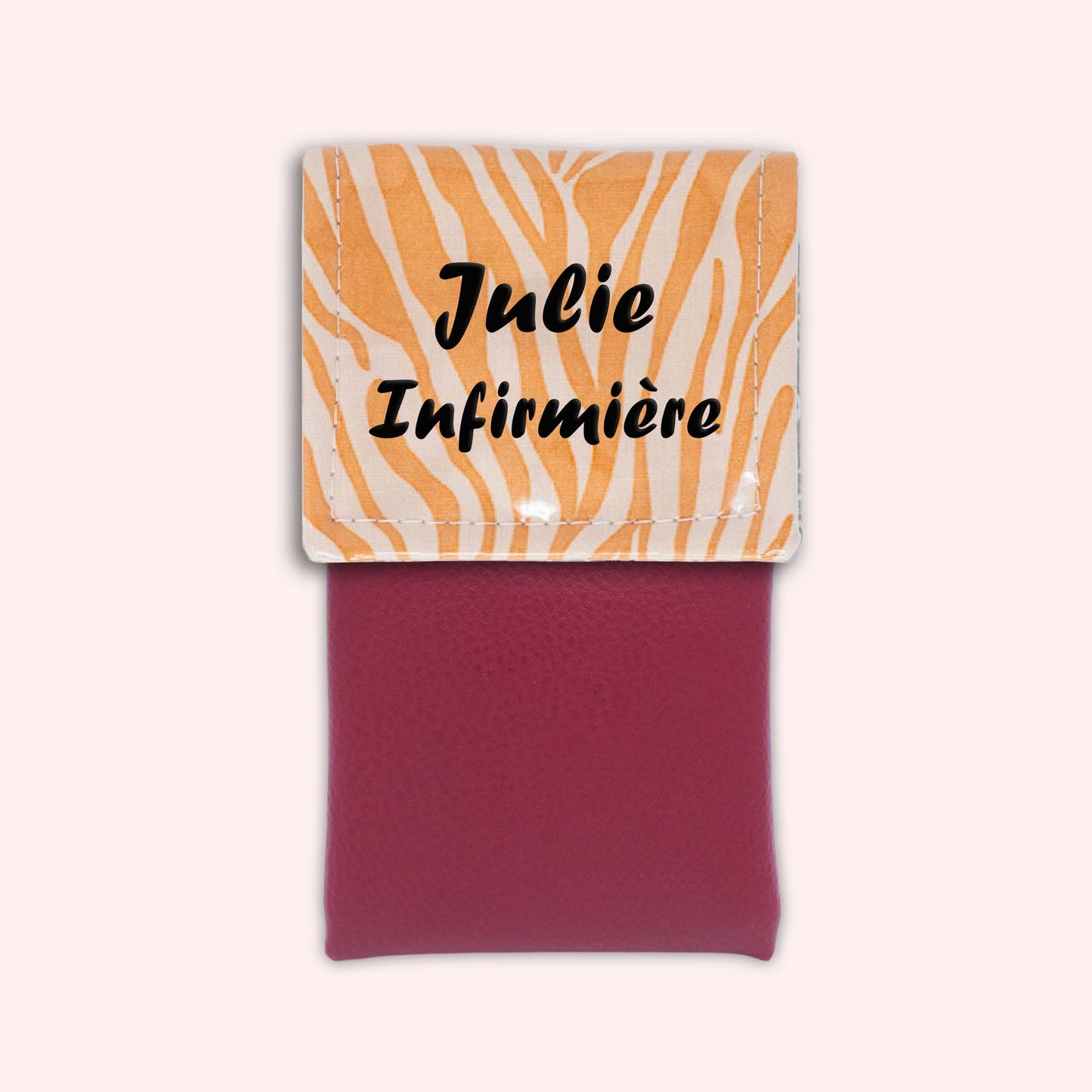 Pochette aimantée Zèbre Sable