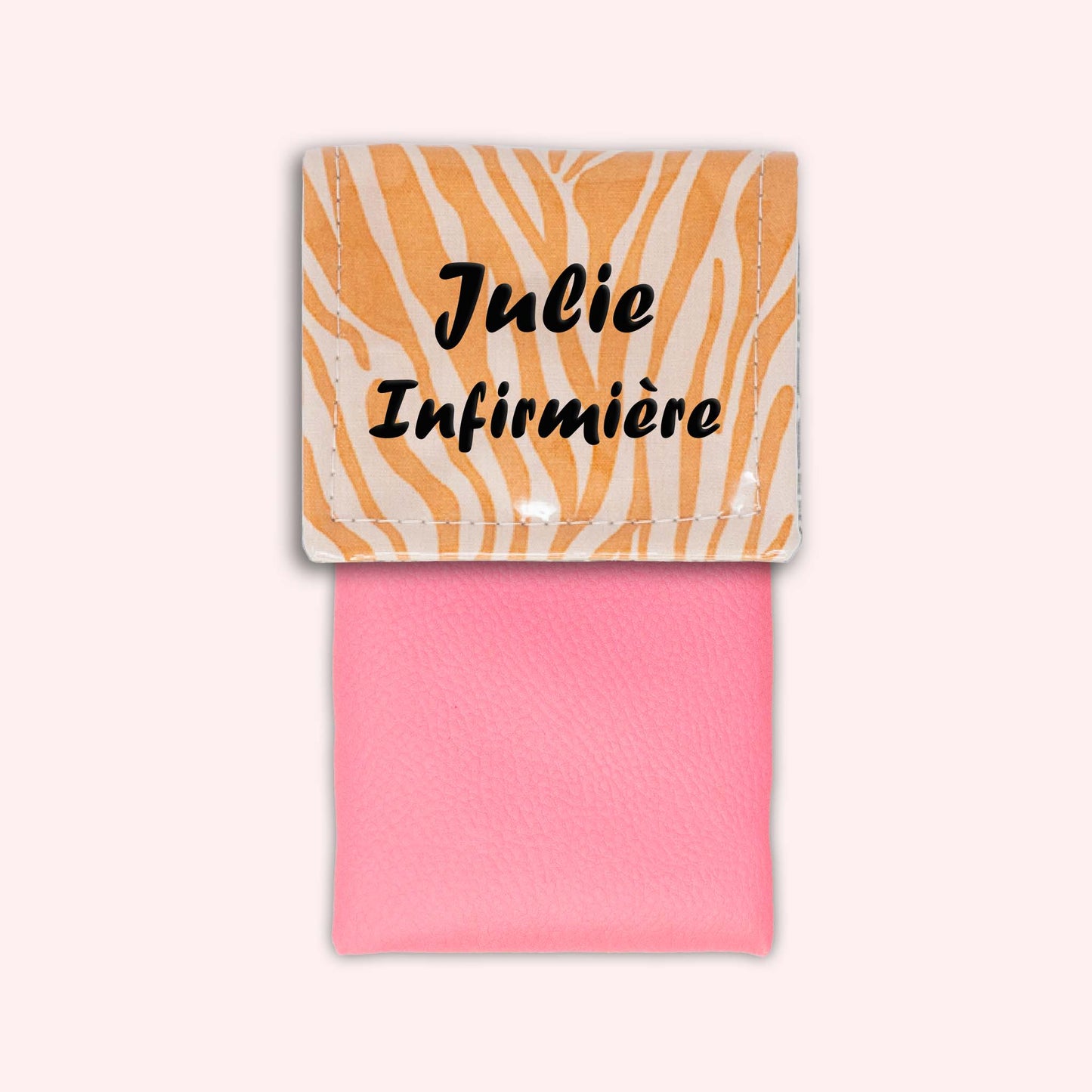 Pochette aimantée Zèbre Sable