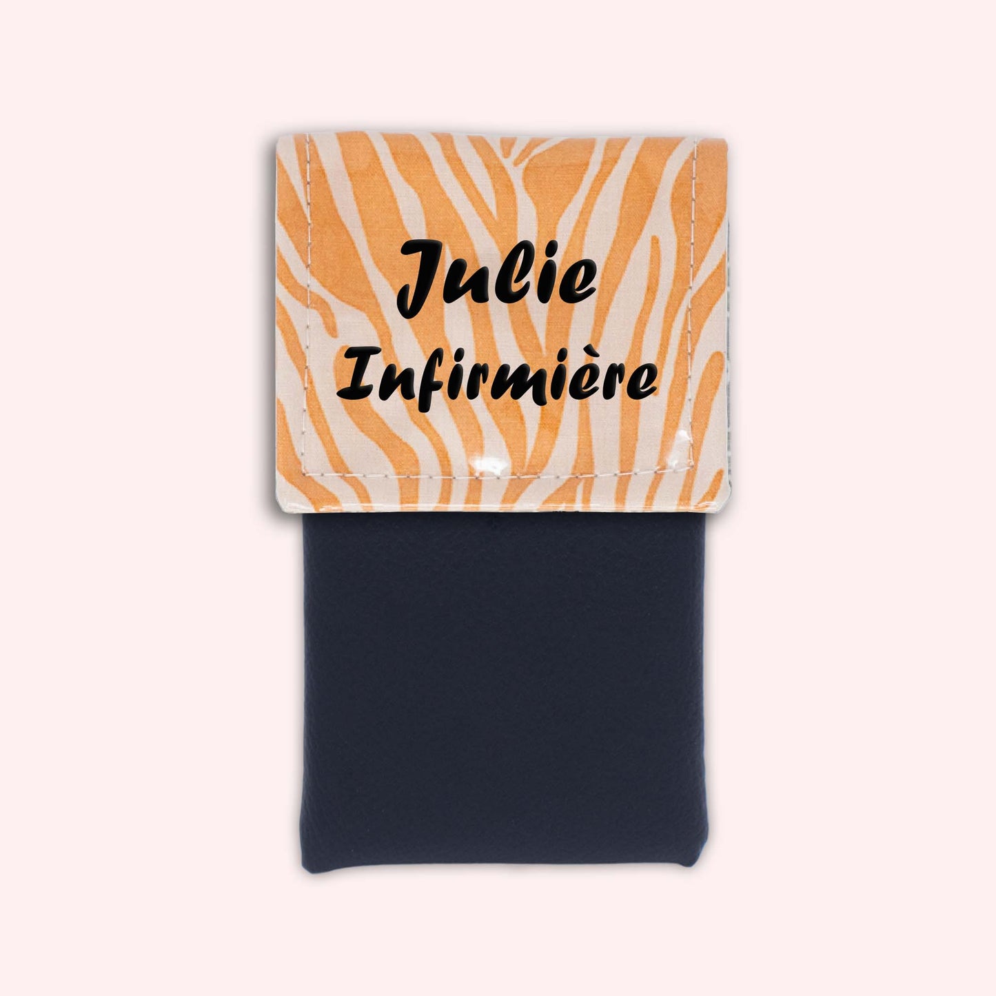 Pochette aimantée Zèbre Sable