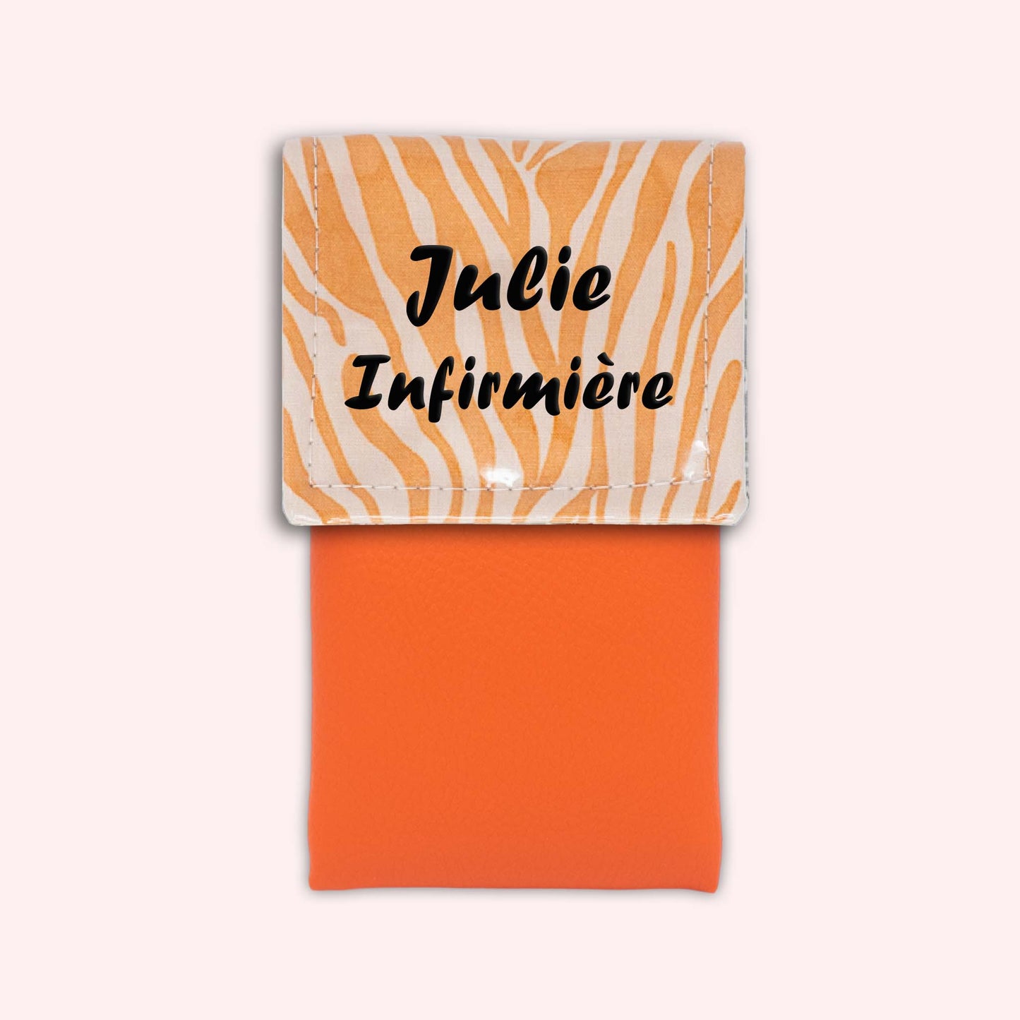 Pochette aimantée Zèbre Sable