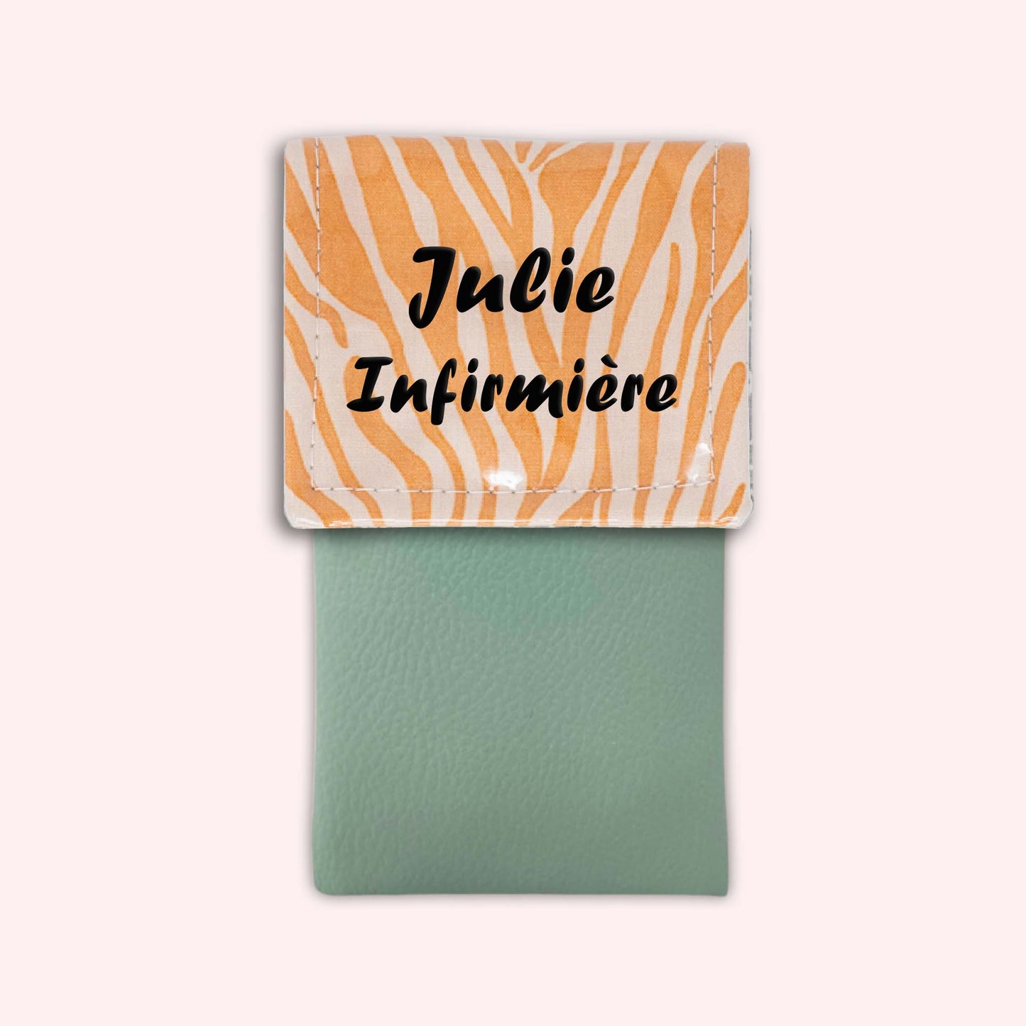 Pochette aimantée Zèbre Sable