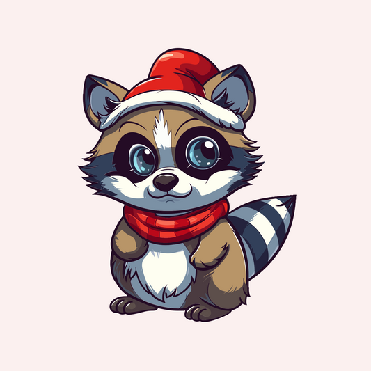 Raton laveur de Noël