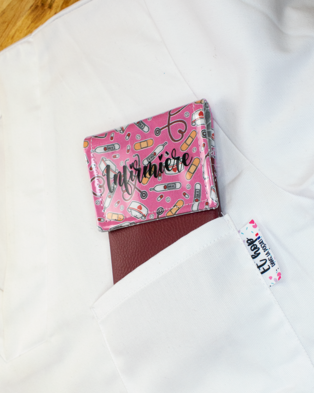 Pochette aimantée Médical Fuchsia