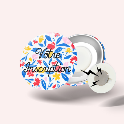 Summer Flowers Badge