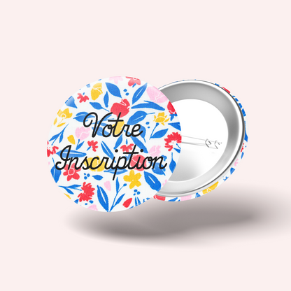 Summer Flowers Badge