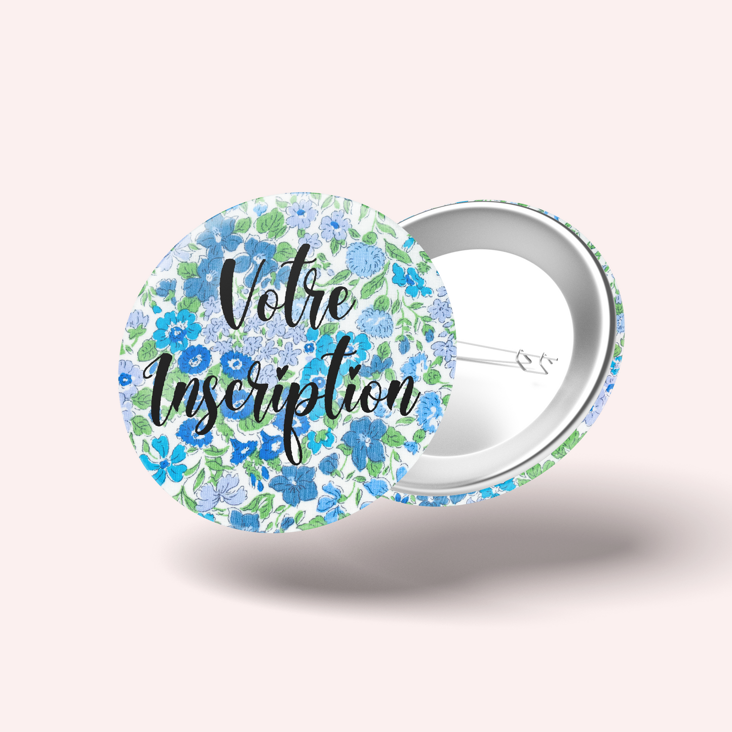 Badge Jeannie Bleu