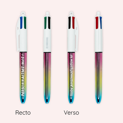 Stylo BIC 4 couleurs Gradient