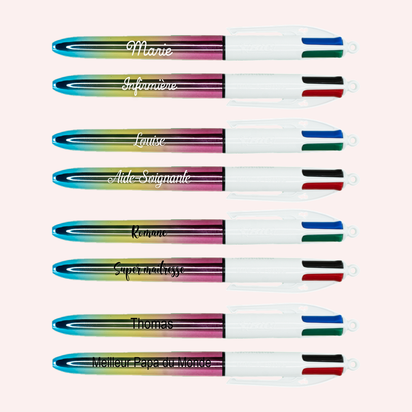 Stylo BIC 4 couleurs Gradient