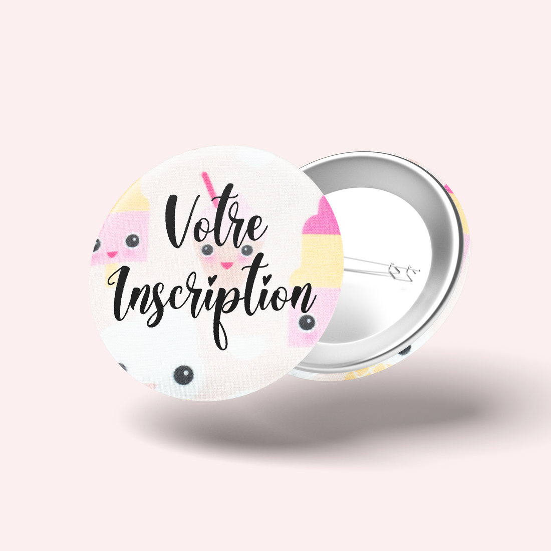 Badge Ice Cream Et Hop dans la Poche