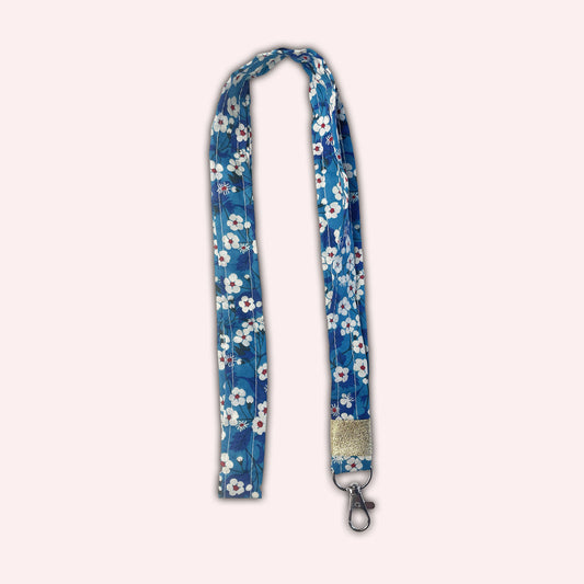 Blue Flowers Choker