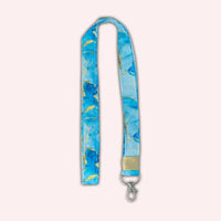 Tour de cou Marbre Ciel Doré