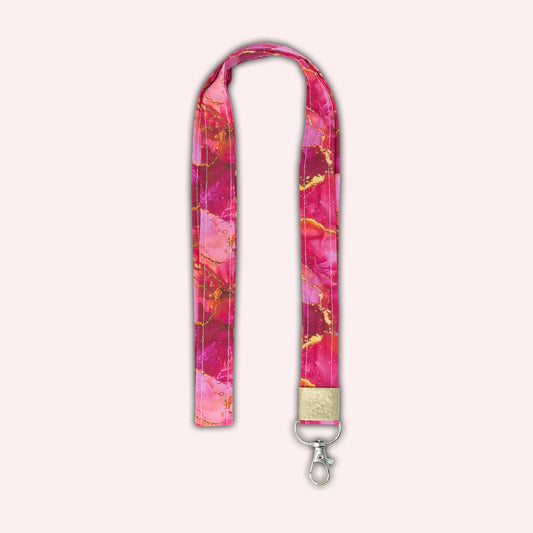 Tour de cou Marbre Rose Doré