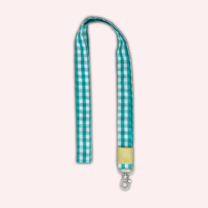 Tour de cou Vichy Émeraude