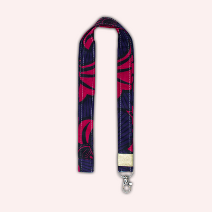 Tour de cou Wax Fuchsia et Violet