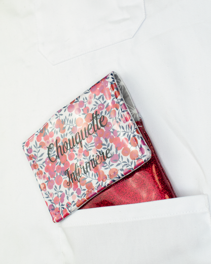 Pochette aimantée Liberty Wiltshire Rouge