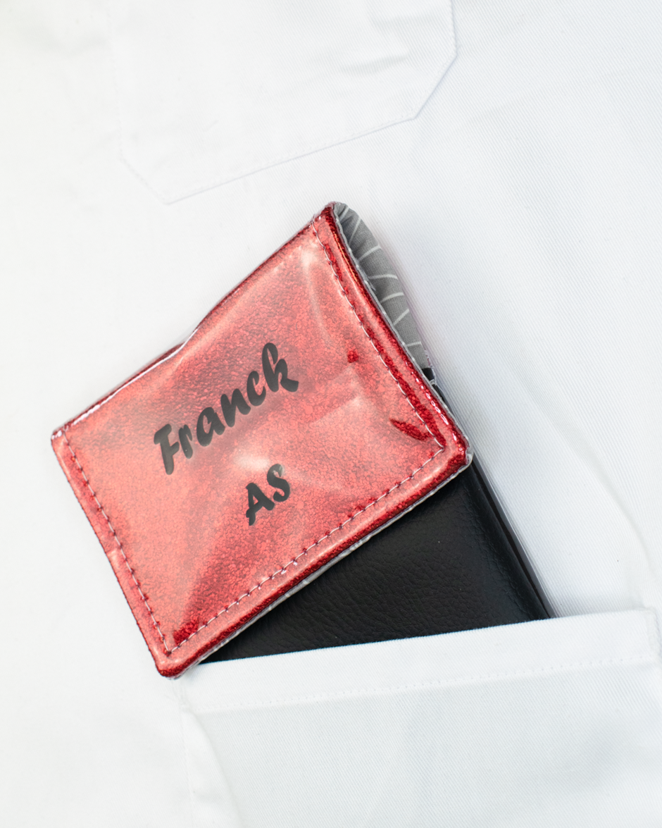Pochette aimantée Rouge éclat