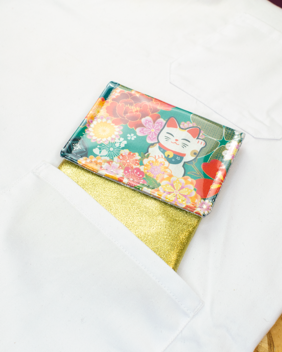 Maneki Cat Magnetic Pouch